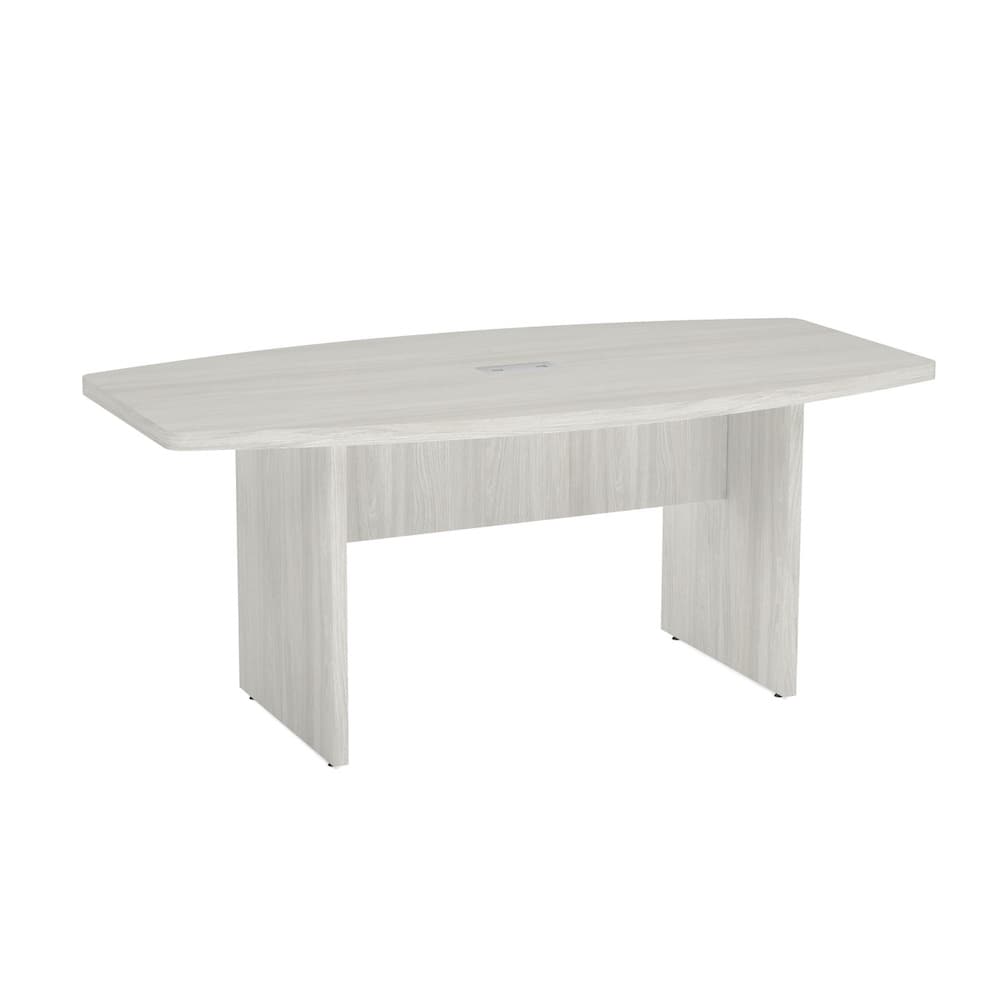 laminate 8 foot boat shaped conference table, new office furniture