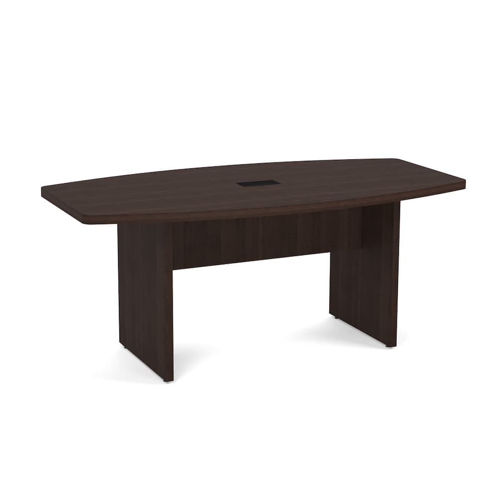 laminate 8 foot boat shaped conference table, new office furniture