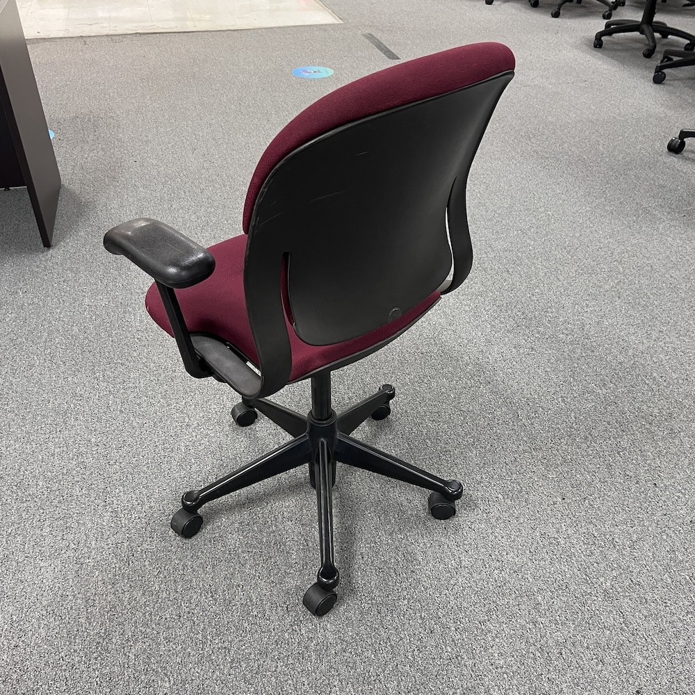 Herman Miller Equa Black and Burgundy Red Office Chair Office