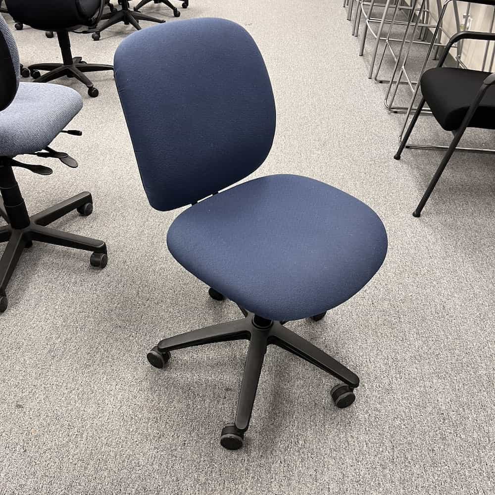 hon armless task chair blue ComforTask® used