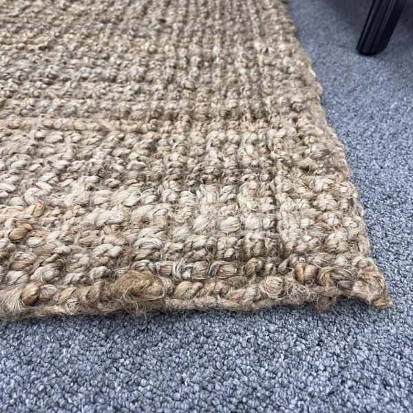 jute rug 9 ft by 12 foot tan natural fiber