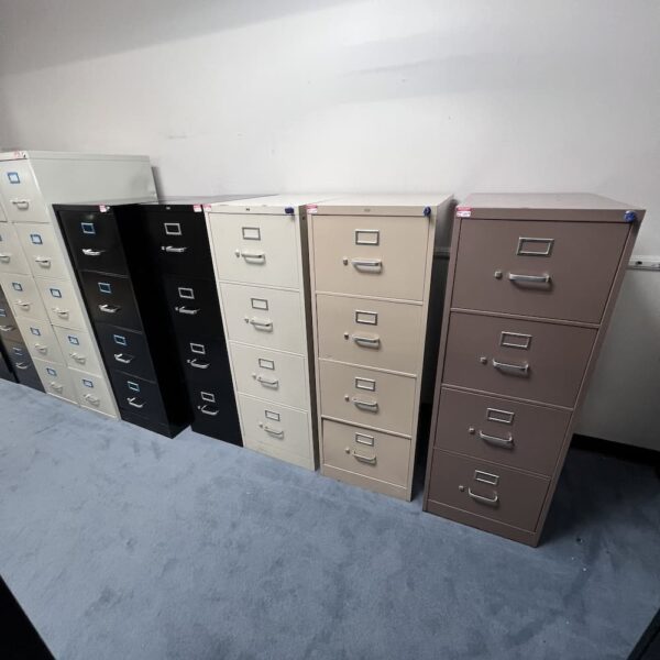 dark grey 4 drawer vertical file cabinets