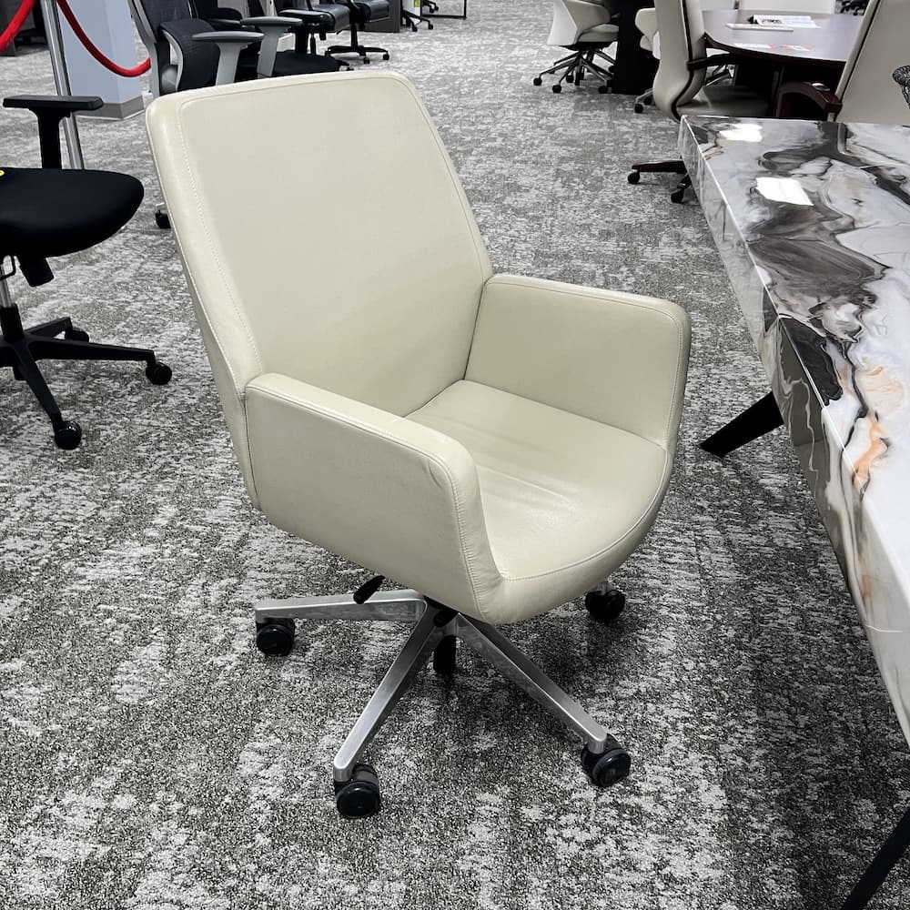 beige brisa bindu chair coalesse steelcase used