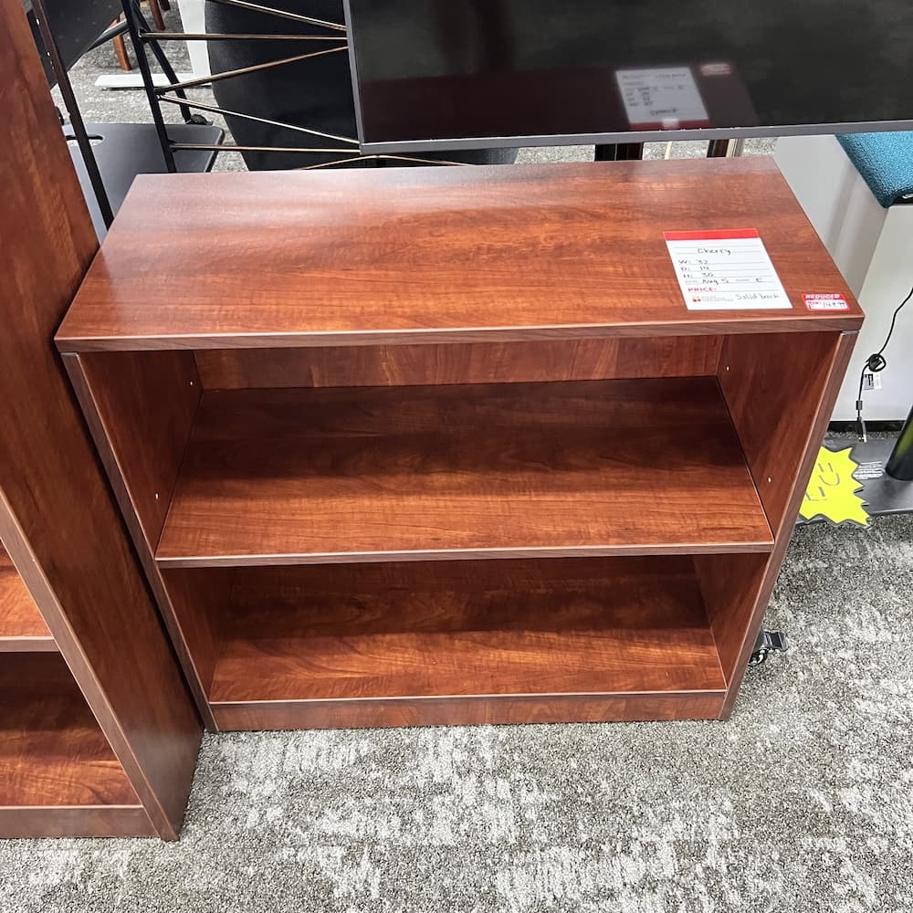 cherry laminate used bookcase