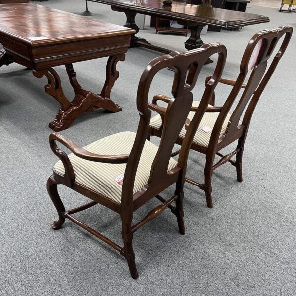 arm chairs dining sculpted with beige upholstered seat use furniture home office
