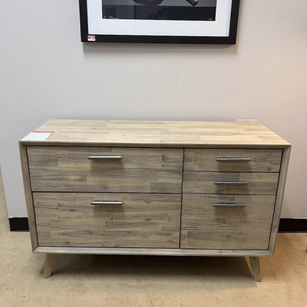 Allen grey file cabinet lateral and box box file credenza living spaces used office furniture
