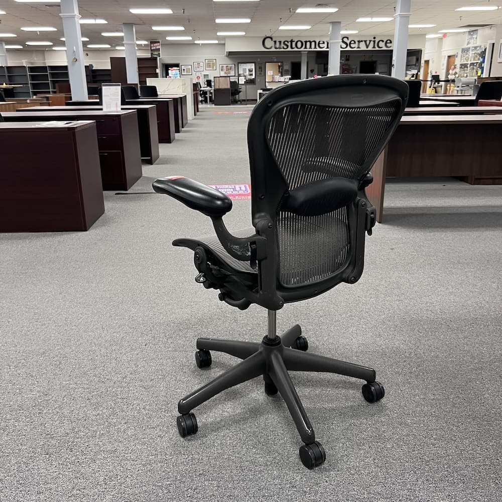 Herman Miller Aeron classic lumbar, size B, used Office furniture, task chair, mesh