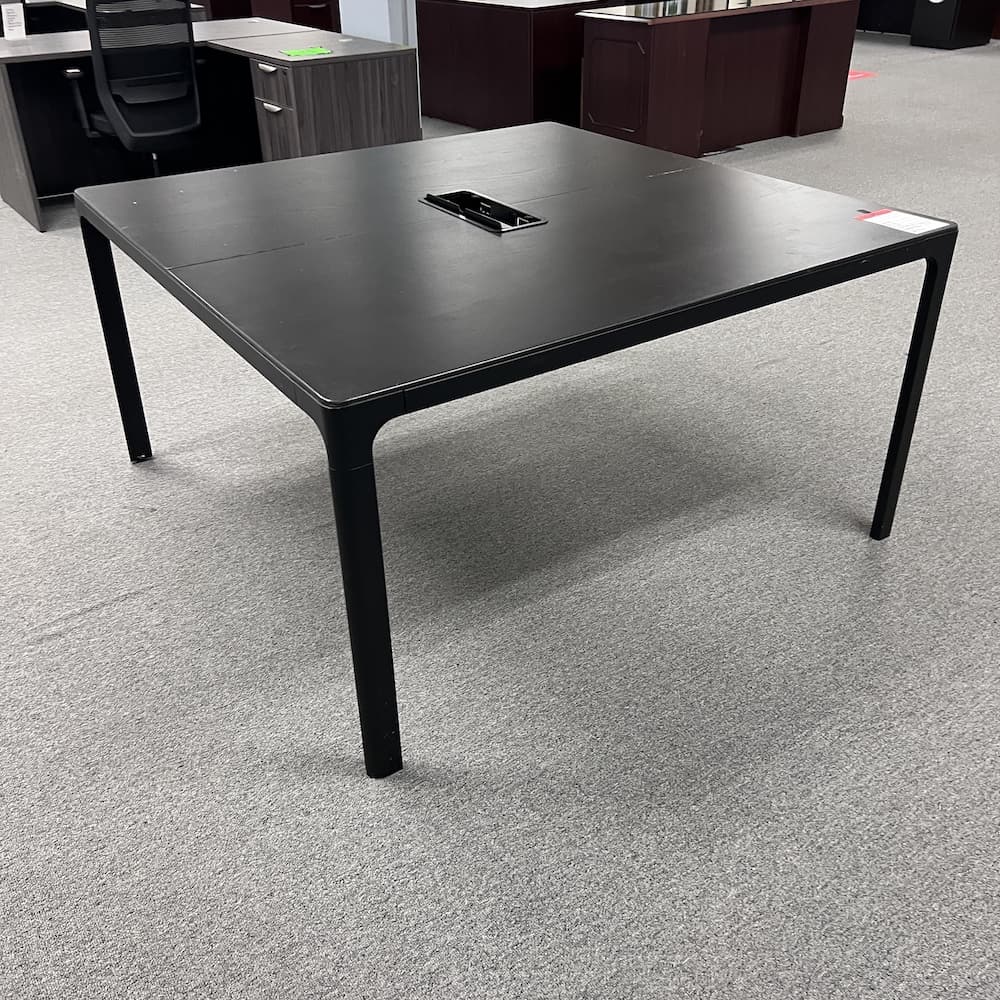 ikea black square table Bekant used furniture