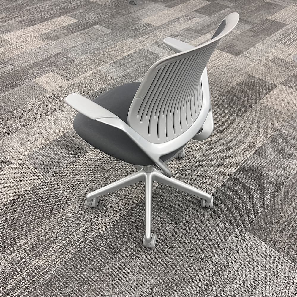 grey steelcase cobi conference chair used office furniture
