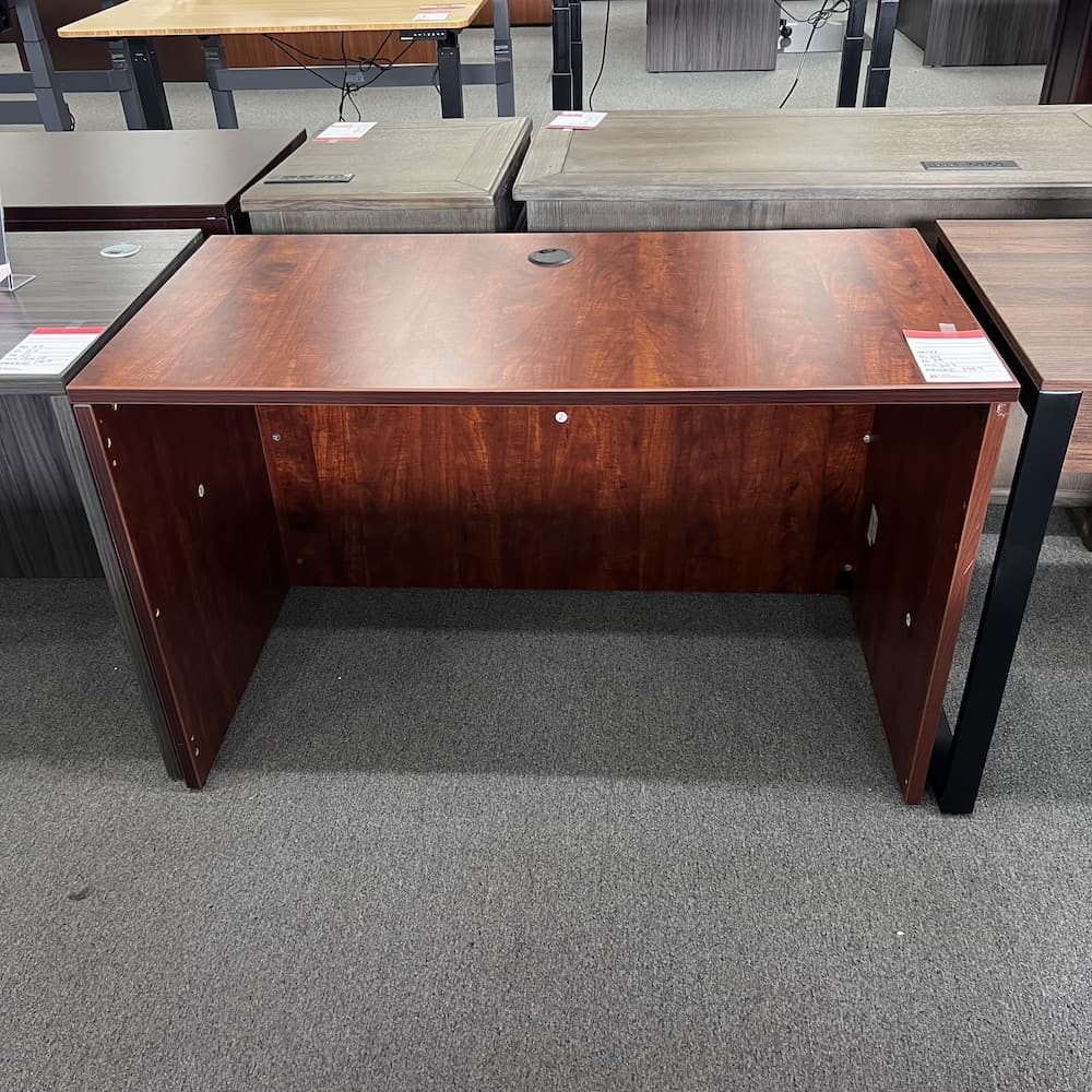 cherry laminate desk shell 48 x 24 used office furniture