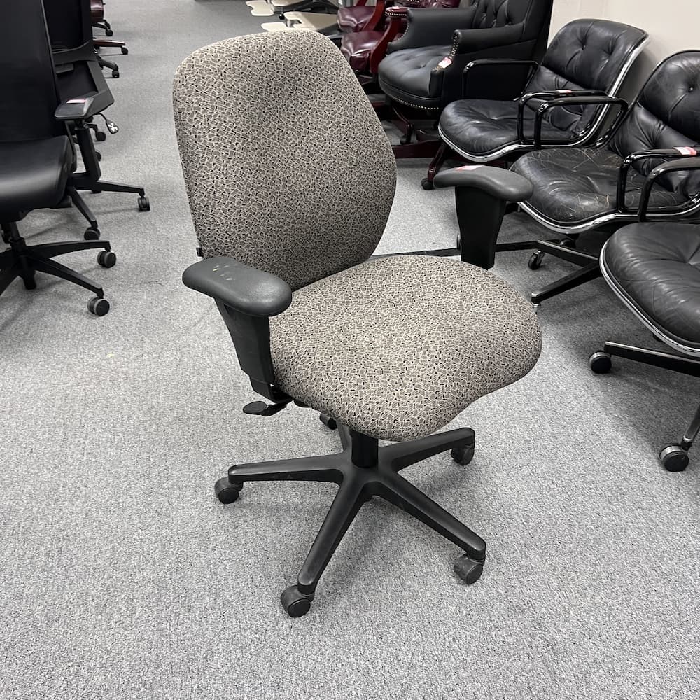 hon tan upholstered task chair, used office furniture