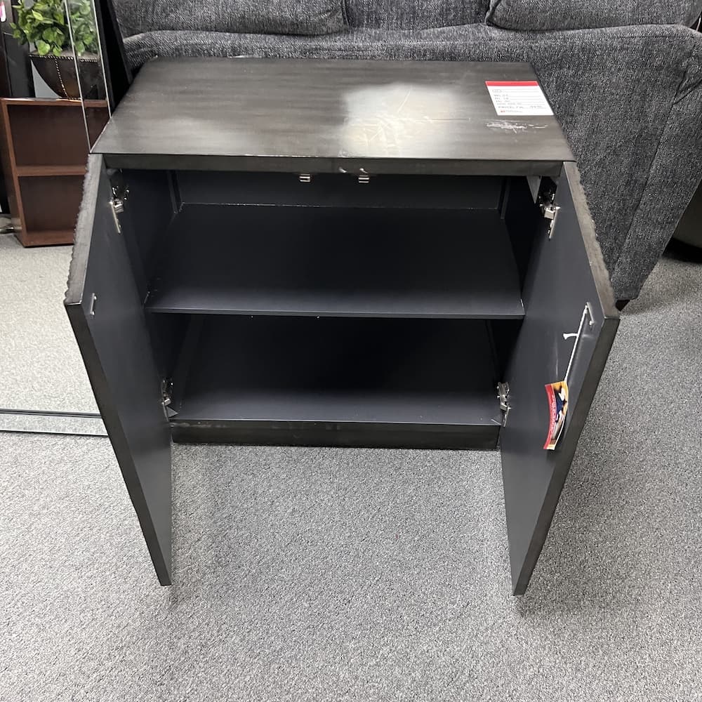 fiore 2 door storage cabinet buffet with ombre finish. Used home furnishings, liberty furniture