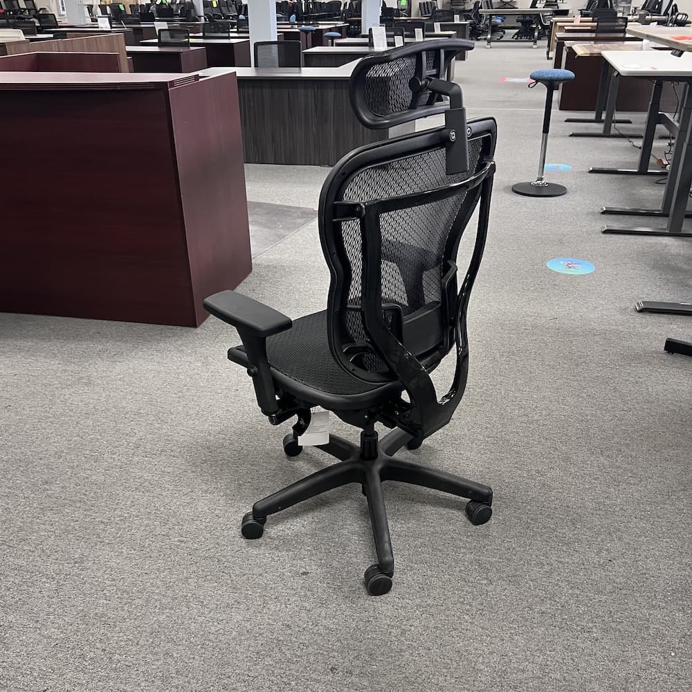 New Rica Task chair, Buzz Seating, GSA, office furniture, all mesh, headrest