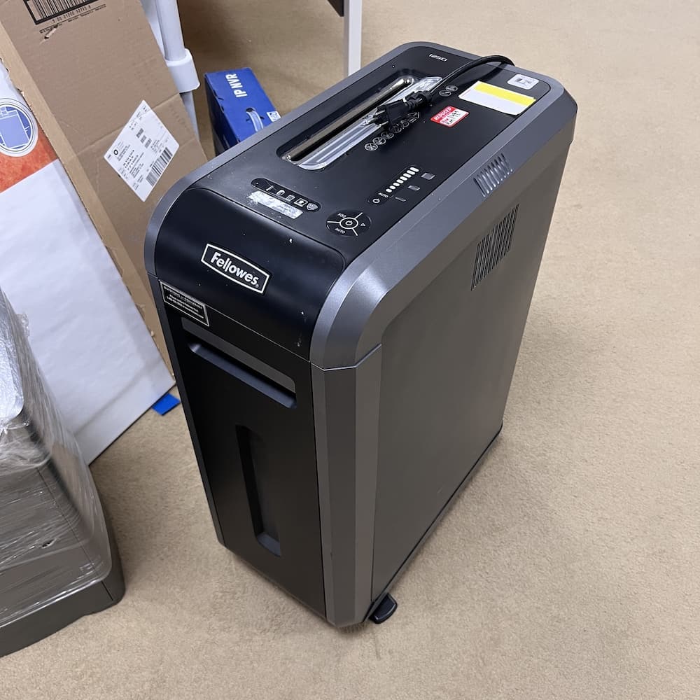 used fellowes power shredder used 125ci