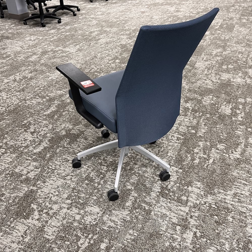 blue sitonit brava task chair, used office furniture