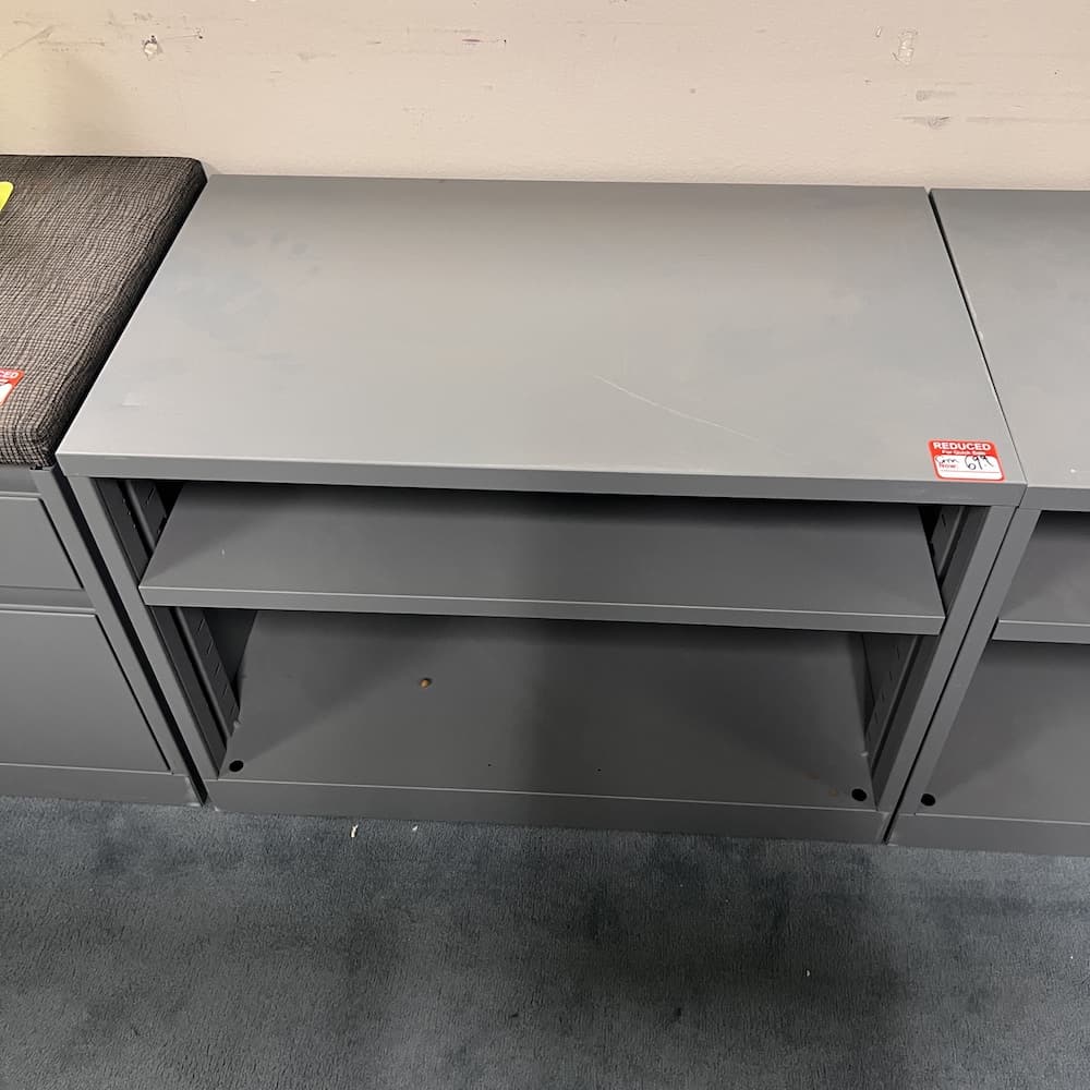 grey metal box/file lateral, steelcase, used office furntiure