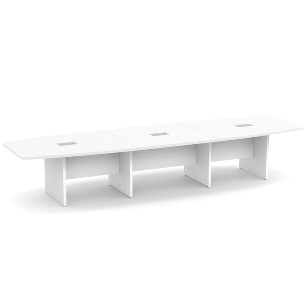 laminate 14 foot boat shaped conference table, new office furniture