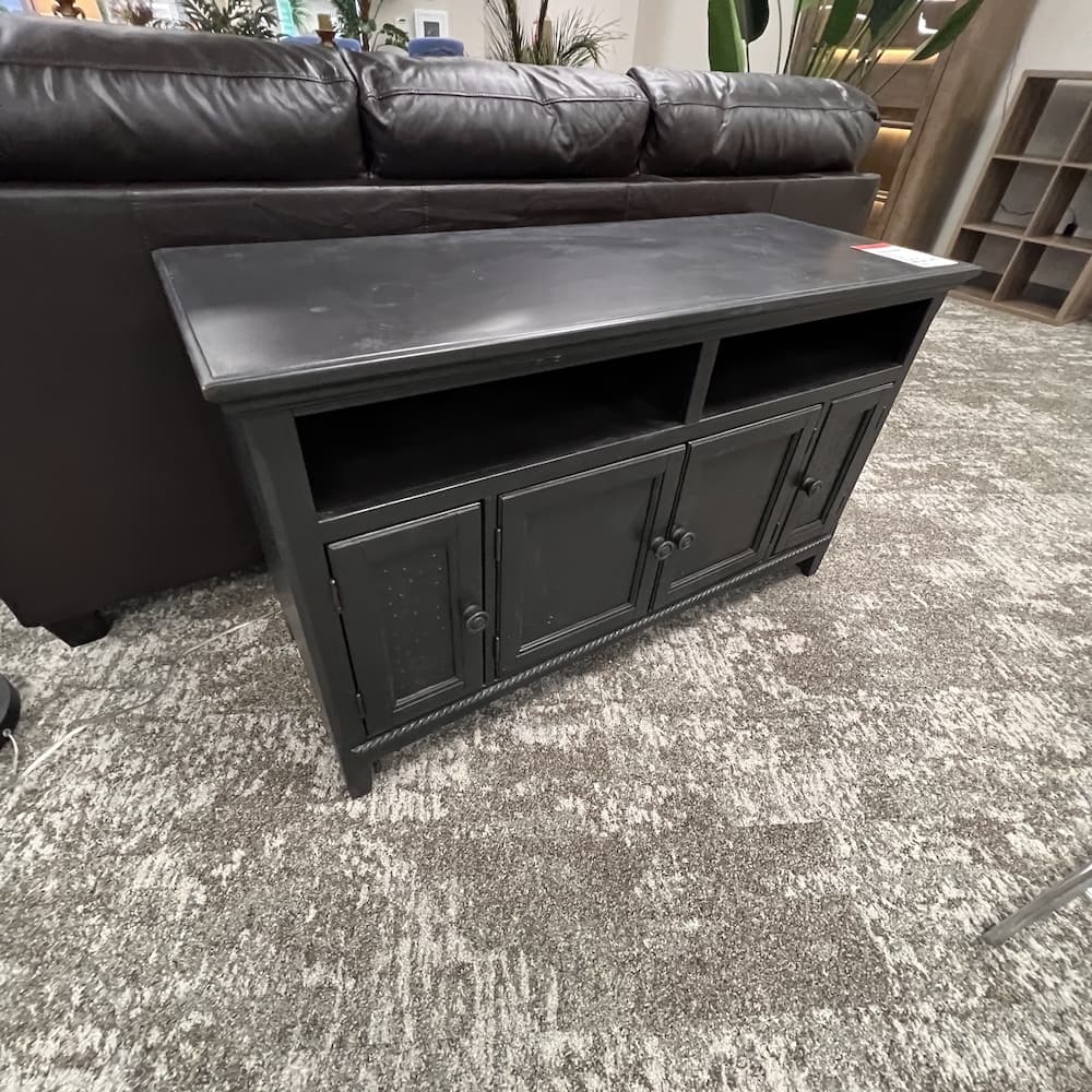 black credenza for tv or buffet, used home furniture, Ashley furniture