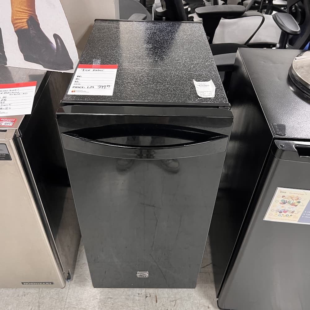 black kenmore ice maker machine, stand alone, used appliances