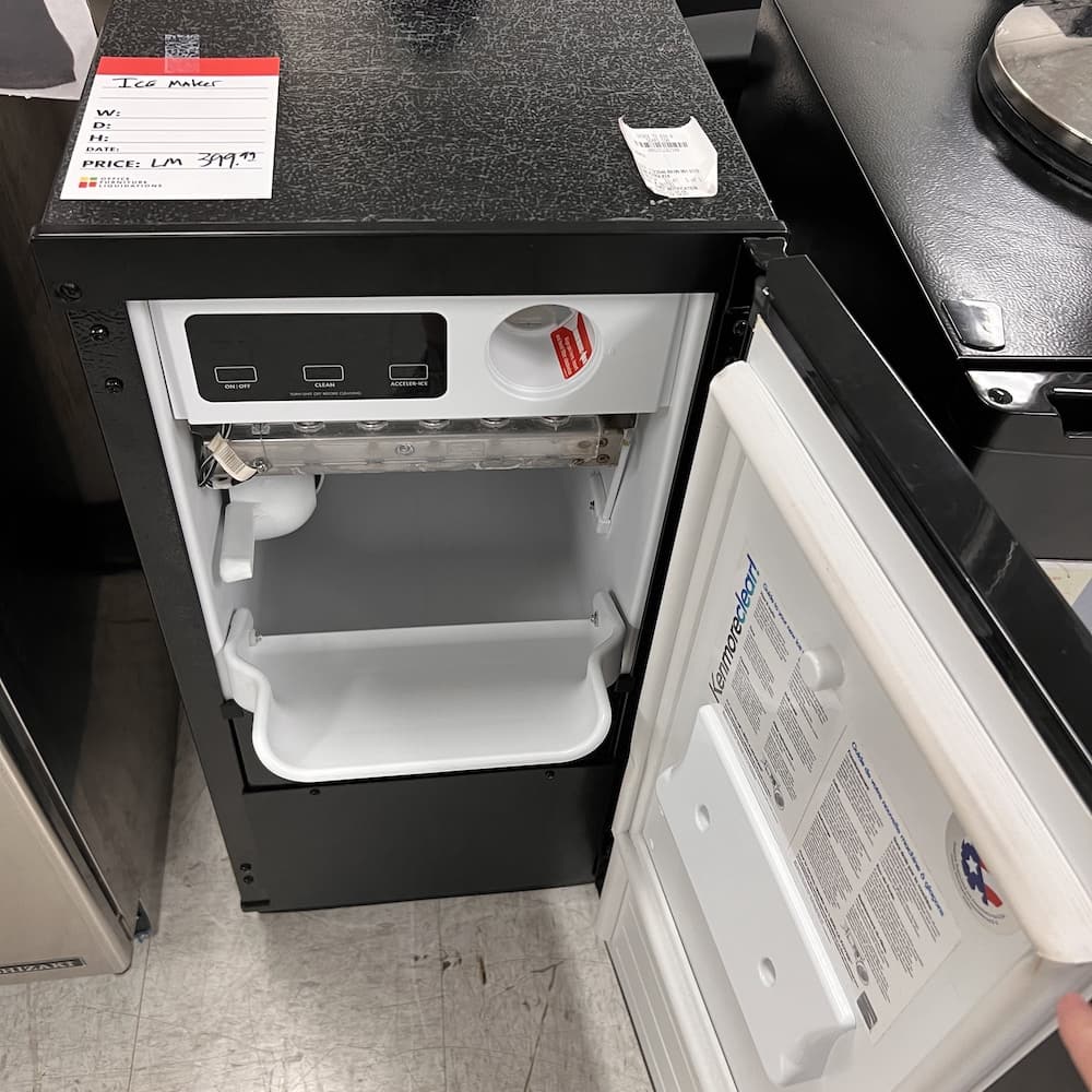 black kenmore ice maker machine, stand alone, used appliances