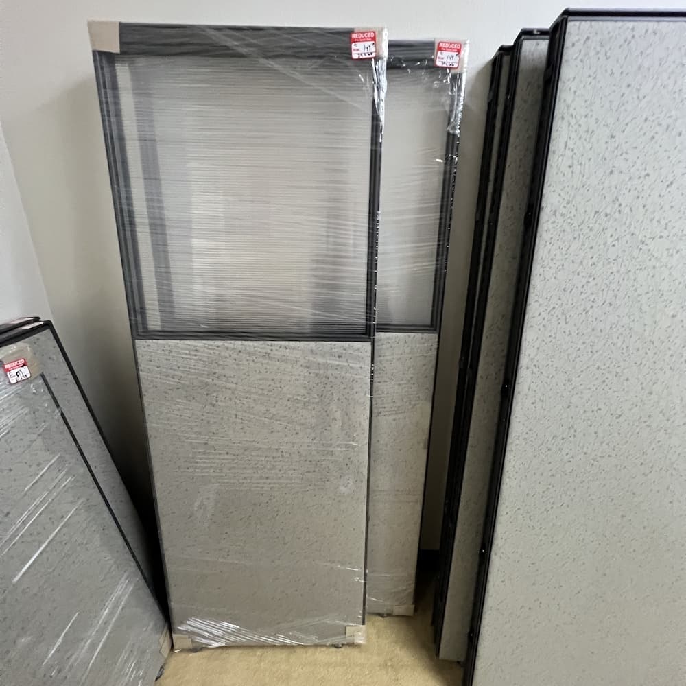 24x66 grey fabric divider office partition used office furniture