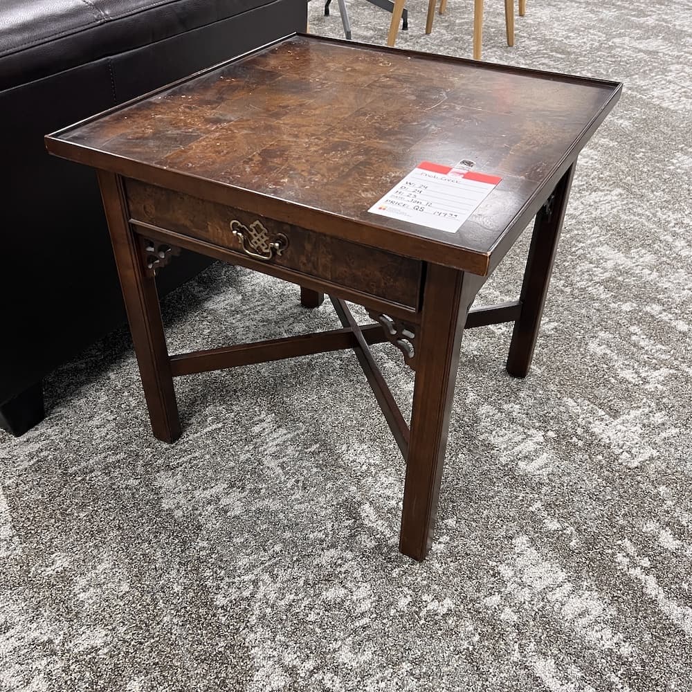 mahogany side table, nobb creek, antique furniture, used home furniture