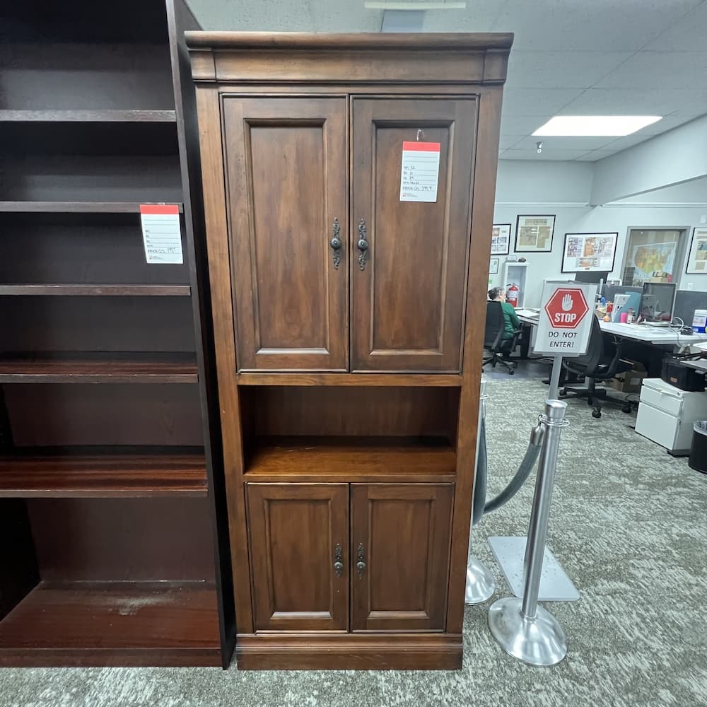 mahogany executive bookcase, used office furniture home