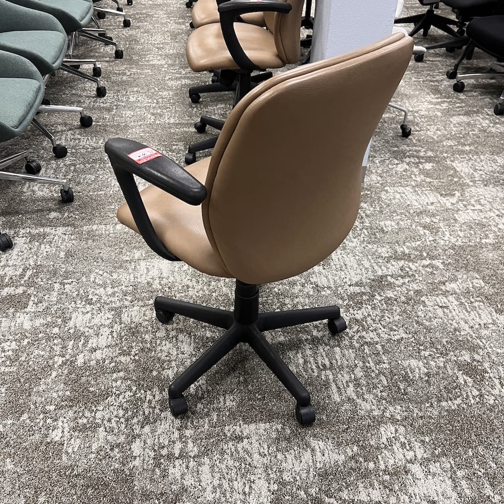 tan leather conference chair Kimball, used office furniture