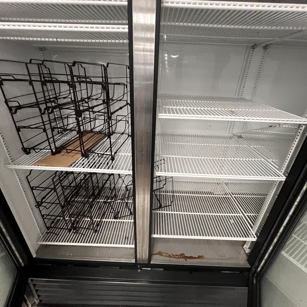 true refrigerator swing door 3 door frosted glass commercial, used appliances, used office furniture, restaurant