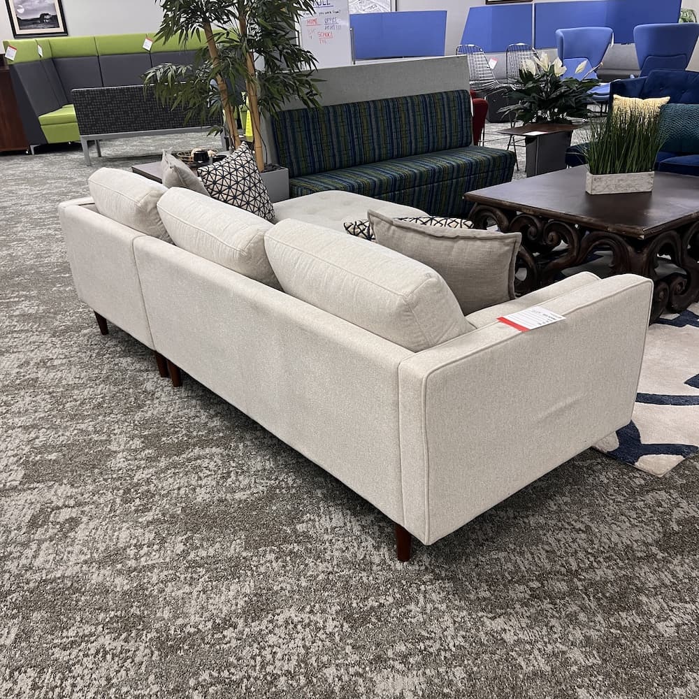 beige upholstered sectional sofa couch, living spaces, used home furniture