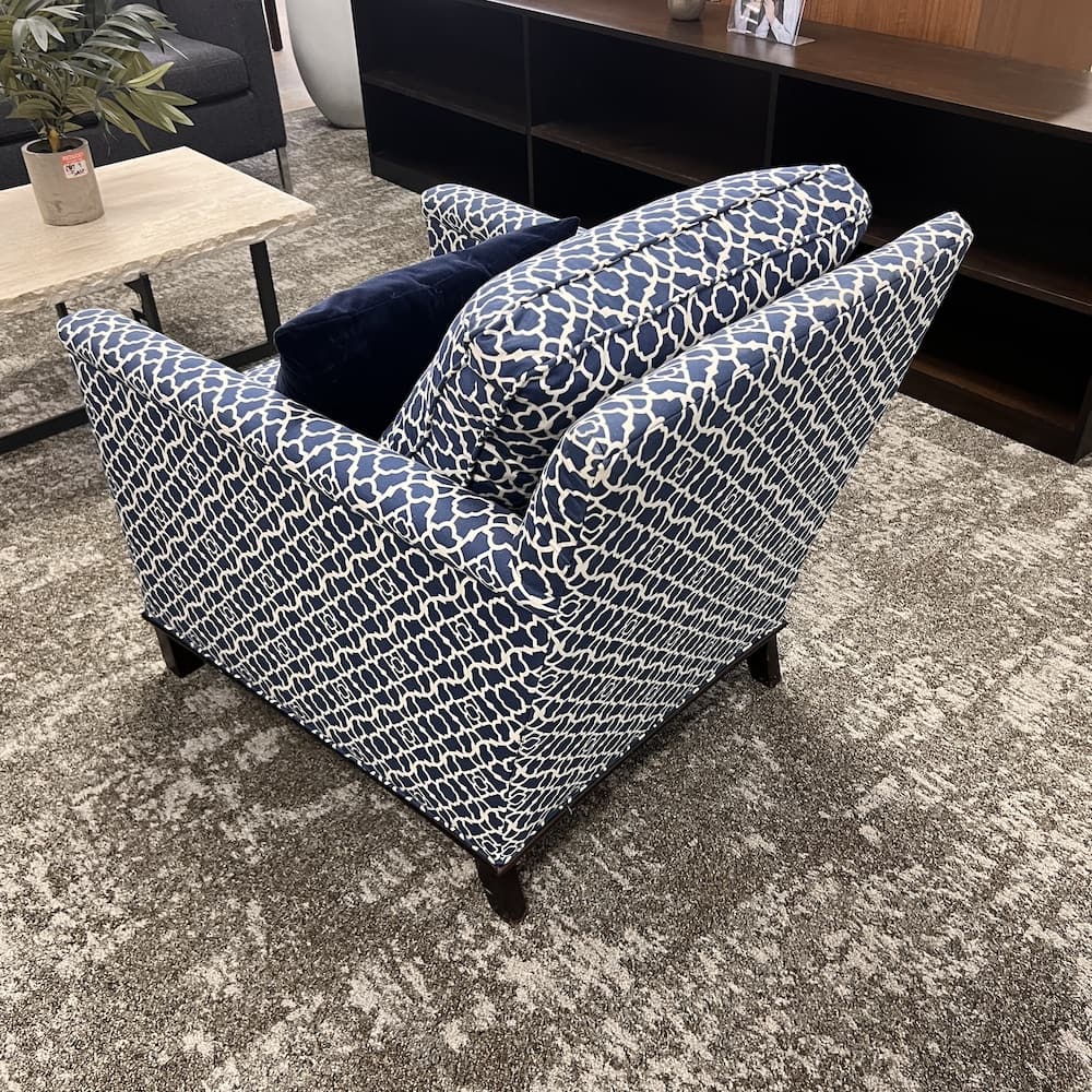 blue lounge chair, arm chair, cr lane, used home furniture