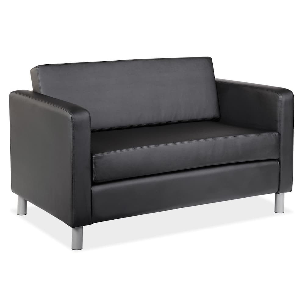 new reception seating for high traffic areas, vinyl whipeable, cleanable, stain resistant, define sofa couch, lounge seating