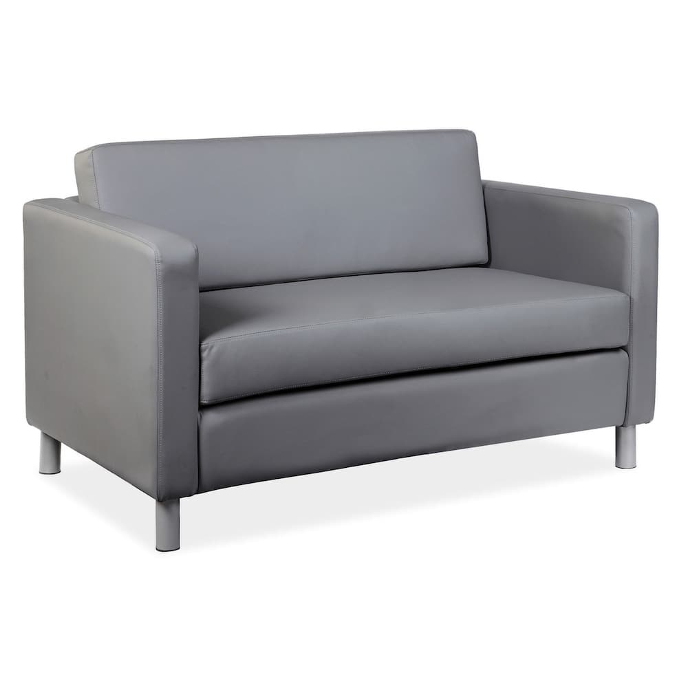 new reception seating for high traffic areas, vinyl whipeable, cleanable, stain resistant, define sofa couch, lounge seating