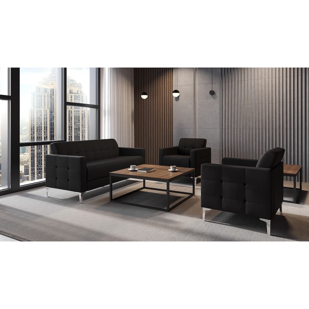 draper collection reception area commercial seating, retro inspired office furniture, new.