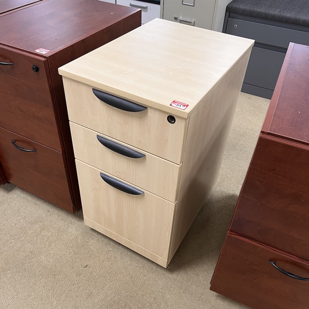 maple laminate box box file mobile vertical cabinet, used office furniture storage