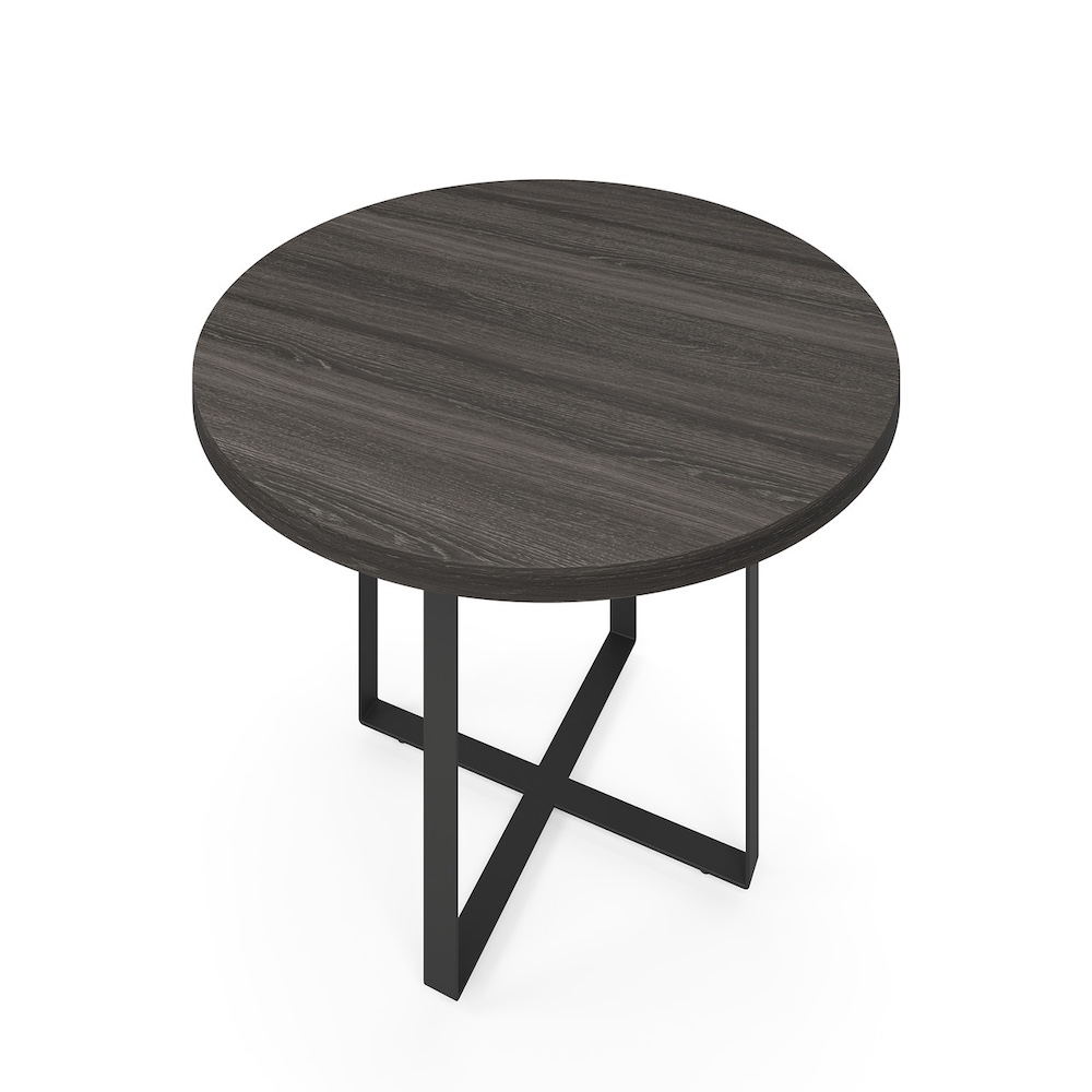 new palisades modern industrial break room table, office lounge reception table furniture, corporate commercial furniture