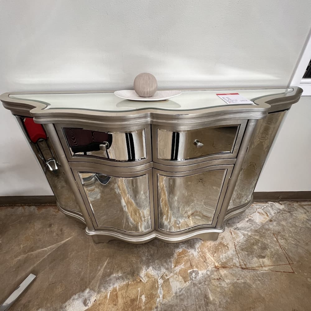 mirrored buffet credenza cabinet, used home furniture