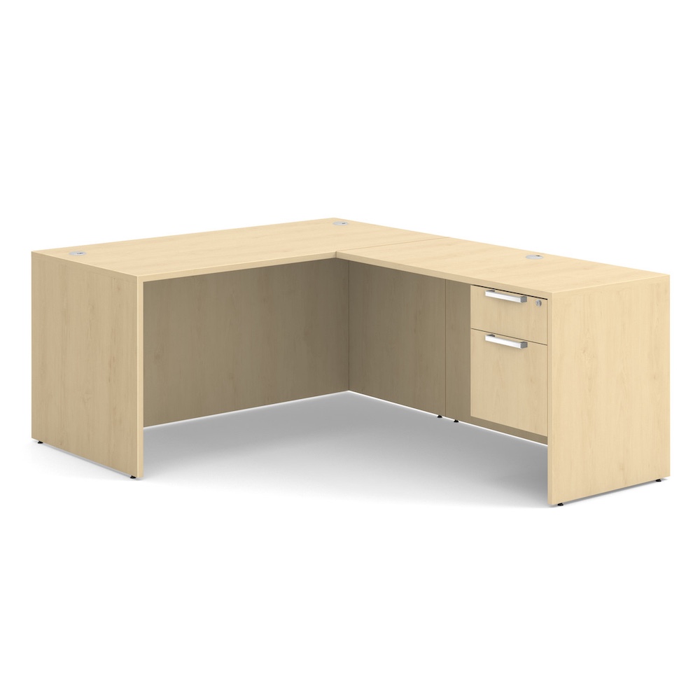 New - Laminate L-Desk with Single Hanging Box/File - Image 9