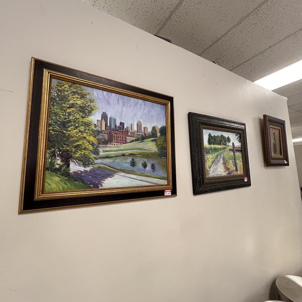 framed art, original oil paintings by Robert Wilkens