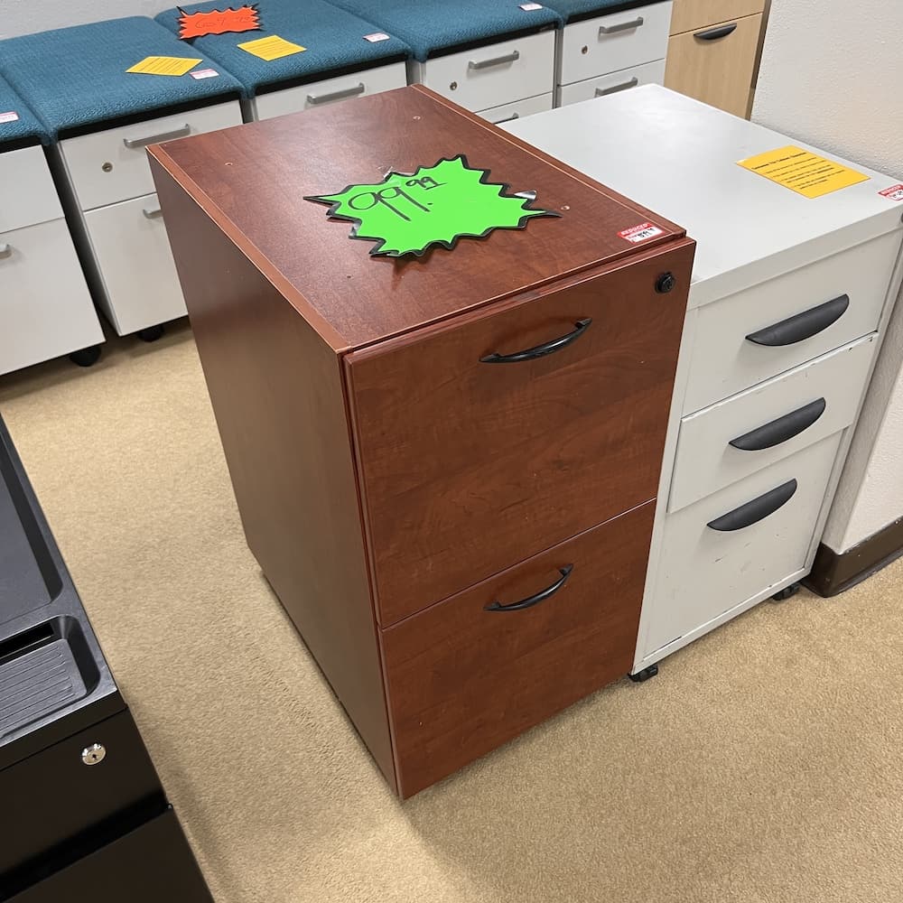 cherry laminate file/file, used office furniture