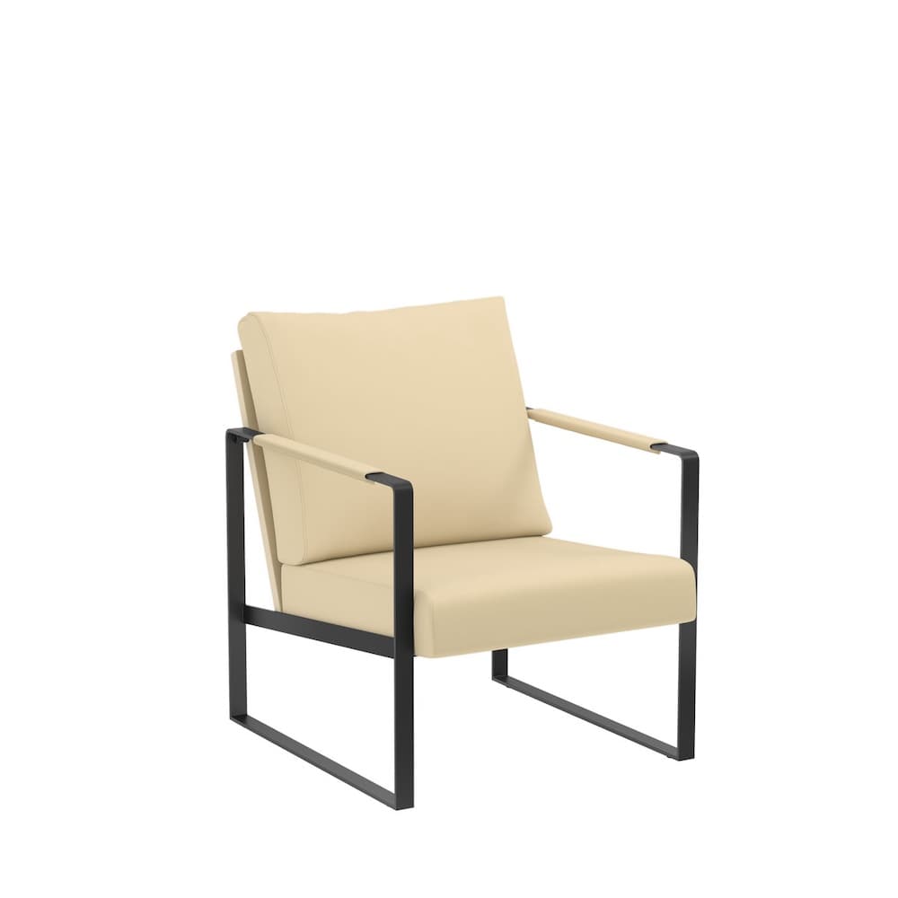 bisque beige, new lounge chair seating, reception office furniture, vinyl