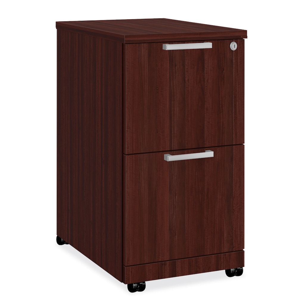 new laminate rolling vertical file, file/file, two drawer, mobile storage, new office furniture