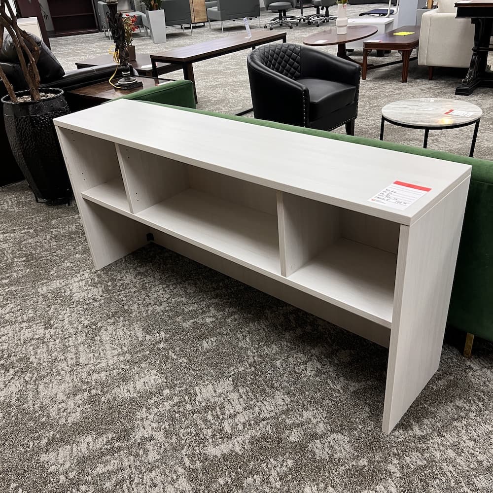 white Arcadia laminate console tv, open box office home furniture