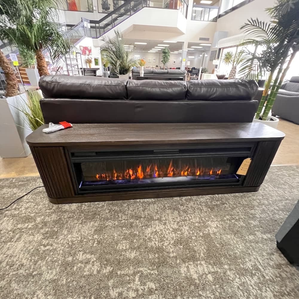 Martin furniture Tulane 84" Fireplace tv console scratch n dent furniture home goods