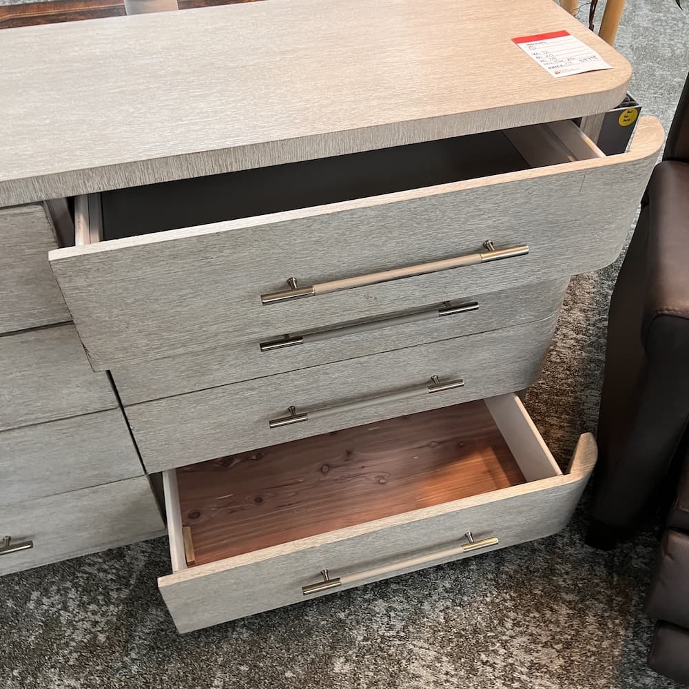 hooker furniture modern wood 6 drawer dresser, open box home furniture