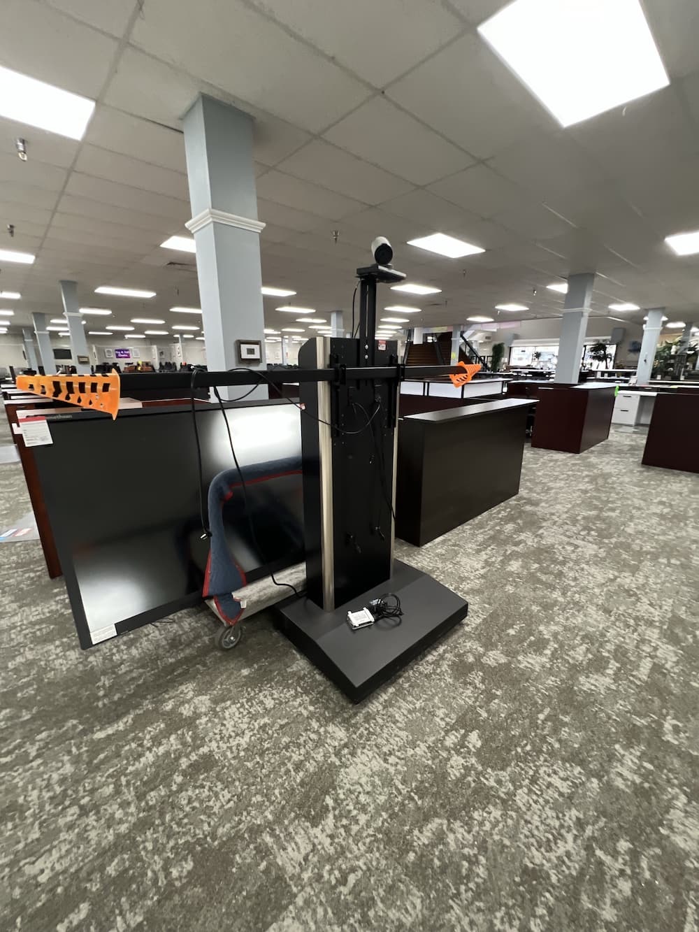 AVFI Multi-Screen Cisco Telepresence Floor Stand Mount
 and Video Conferencing Camera