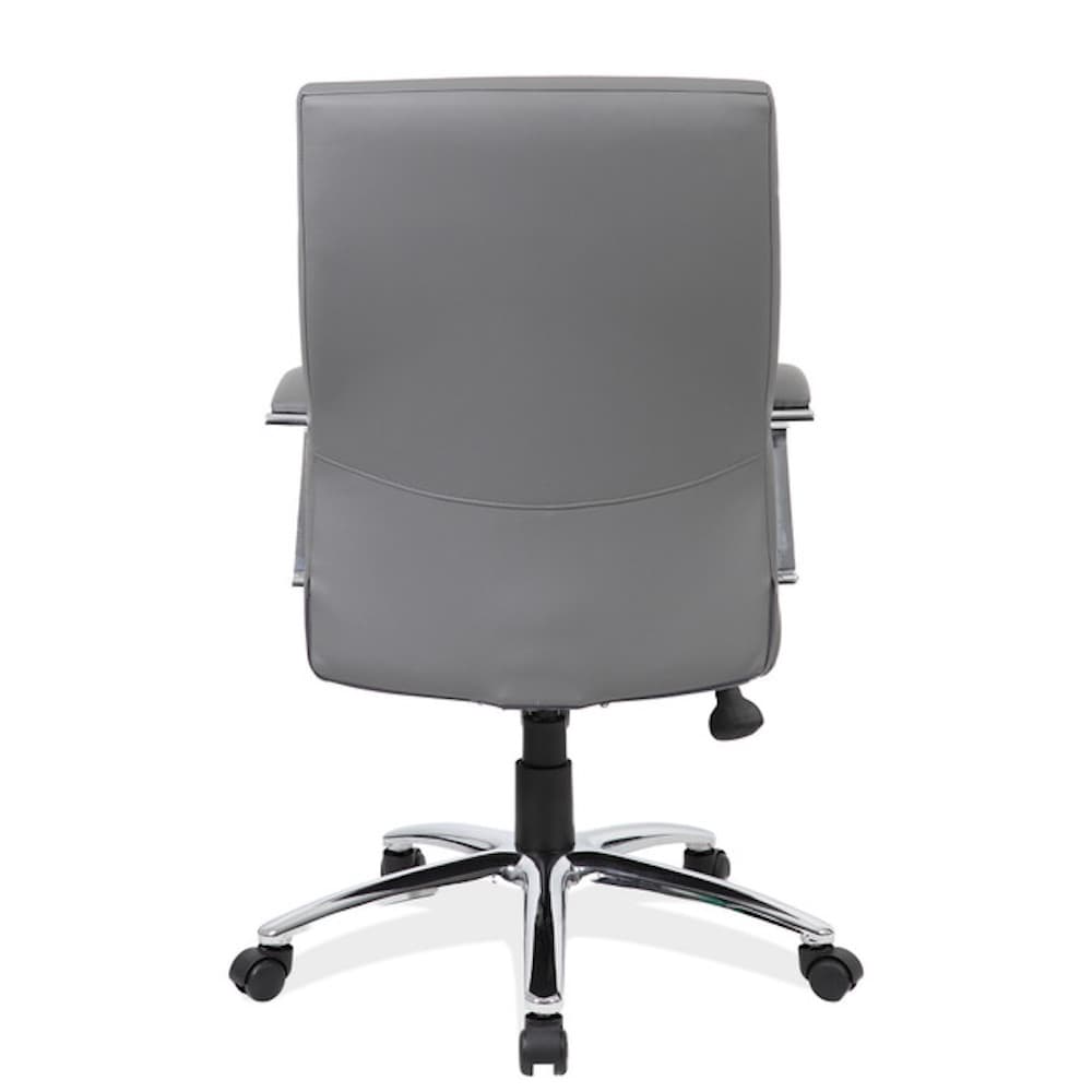 grey vinyl chair boxero executive office chair, conference chair, new office furniture, modern chrome