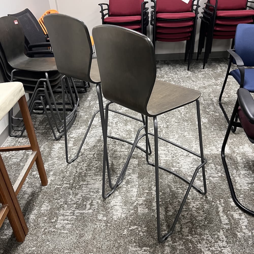 vari grey brown stool stacking chairs, used furniutre