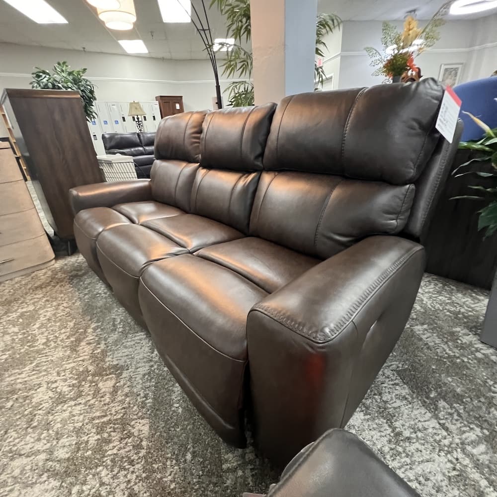 brown leather power sofa recliner, Ashley furniture Beadel Dual, scratch n dent home furniture