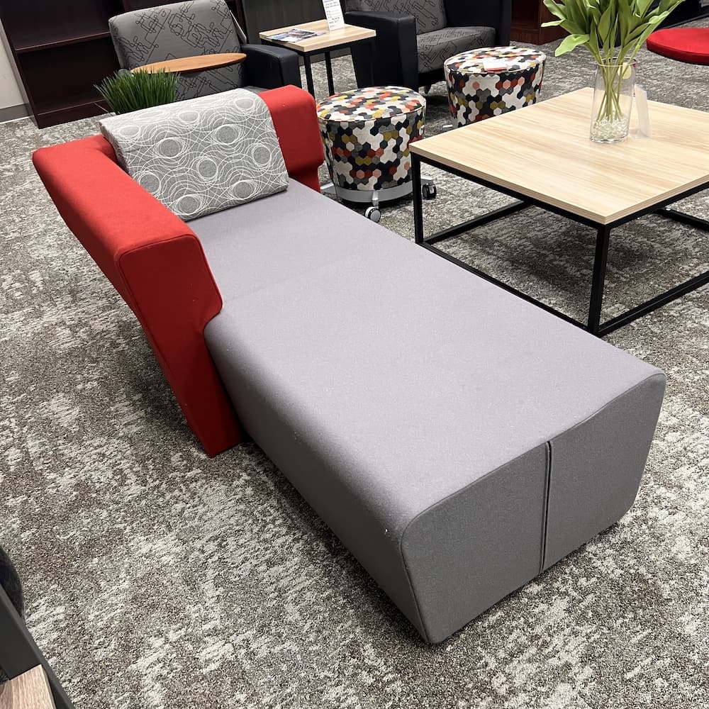 haworth LTB seating bench chaise corporate contract furniture, used office furniture